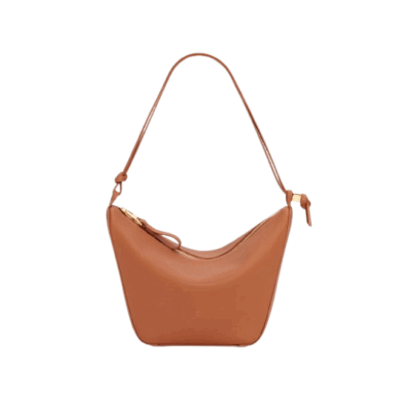 LOEWE Mini Hammock Hobo. Authentic quality luxury bag crafted in genuine leather comes with authenticity card, dust bag and gift bag. Effortless Form, Everyday Function. The Mini Hammock Hobo is a contemporary reimagining of Loewe’s iconic Hammock bag. This streamlined variation offers a sleek, sculptural silhouette designed as a versatile sling bag for modern living. Expertly crafted in classic calfskin, it features soft, supple leather and a compact form that adapts effortlessly to your day. The unique design allows for multiple carry options—wear it crossbody, over the shoulder, or by hand. Elegant yet functional, this mini hobo is perfect for essentials, making it an ideal choice for both daily wear and minimalist style statements.