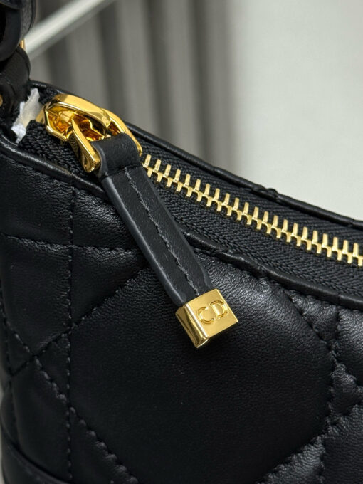 DIOR Cigale Mini Bag. Authentic quality luxury bag crafted in genuine leather comes with authenticity card, dust bag and gift bag. A Contemporary Classic in the Making. Meet the latest gem in the Miss Caro line: the Dior Cigale Mini Bag—a sleek, structured piece that blends timeless elegance with modern attitude. Crafted in supple lambskin and elevated by bold Macrocannage topstitching, this petite powerhouse exudes refined femininity from every angle. The standout tonal strap, adorned with an antique gold-finish CD signature, adds a sculptural touch to its streamlined silhouette. A secure zip compartment keeps your essentials close, while the adjustable leather strap offers effortless over-the-shoulder chic. Lightweight, luxurious, and unmistakably Dior—this is the mini bag that delivers big on style. Miss Caro’s modern muse has arrived.