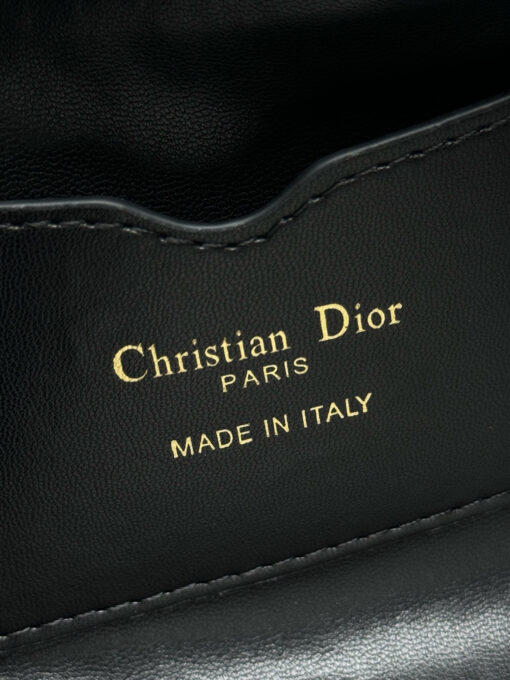 DIOR Cigale Mini Bag. Authentic quality luxury bag crafted in genuine leather comes with authenticity card, dust bag and gift bag. A Contemporary Classic in the Making. Meet the latest gem in the Miss Caro line: the Dior Cigale Mini Bag—a sleek, structured piece that blends timeless elegance with modern attitude. Crafted in supple lambskin and elevated by bold Macrocannage topstitching, this petite powerhouse exudes refined femininity from every angle. The standout tonal strap, adorned with an antique gold-finish CD signature, adds a sculptural touch to its streamlined silhouette. A secure zip compartment keeps your essentials close, while the adjustable leather strap offers effortless over-the-shoulder chic. Lightweight, luxurious, and unmistakably Dior—this is the mini bag that delivers big on style. Miss Caro’s modern muse has arrived.